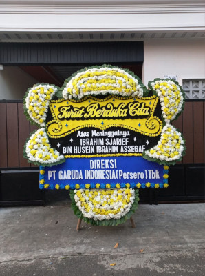 Papan Bunga Duka di Pondokaso Tengah