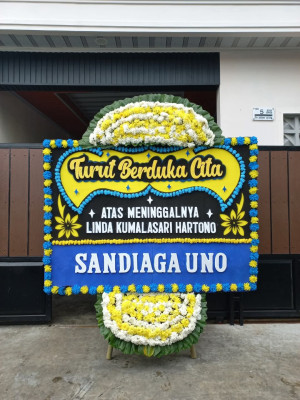 Papan Bunga Duka di Pondokaso Tengah