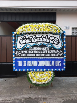 Papan Bunga Duka di Pondokaso Tengah